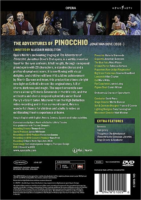 Jonathan Dove - The Adventures Of Pinocchio