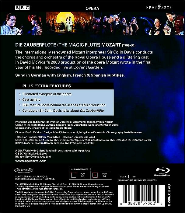 Die Zauberflote [Blu-ray]