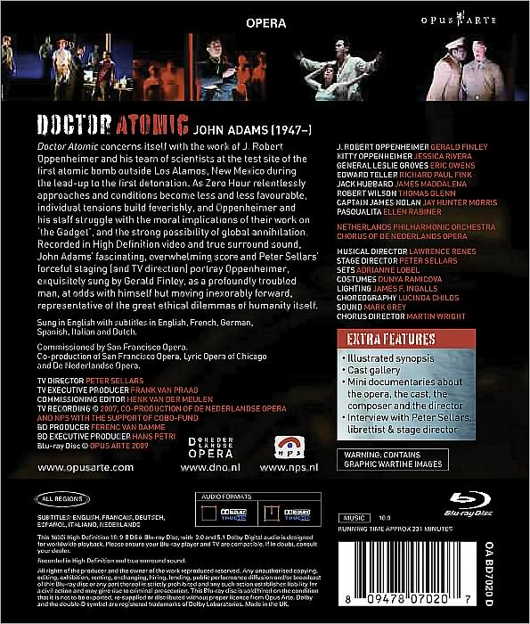 John Adams: Doctor Atomic [Blu-ray]