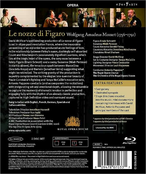 Le Nozze di Figaro [Blu-ray]