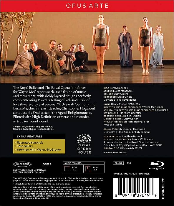Dido and Aeneas [Blu-ray]