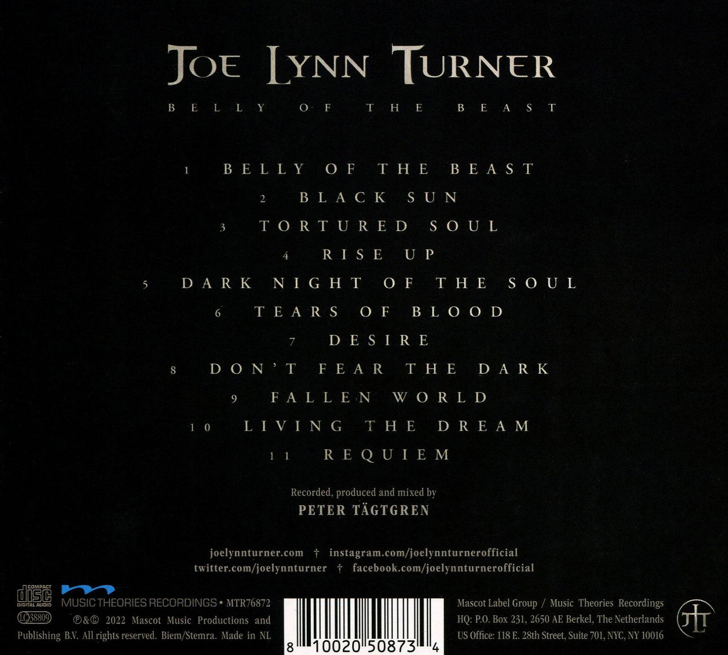 Belly Of The Beast (Joe Lynn Turner)