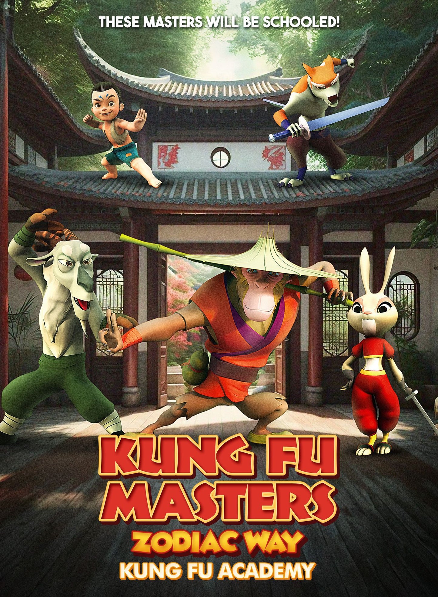 Kung Fu Masters Zodiac Way: Kung Fu Academy