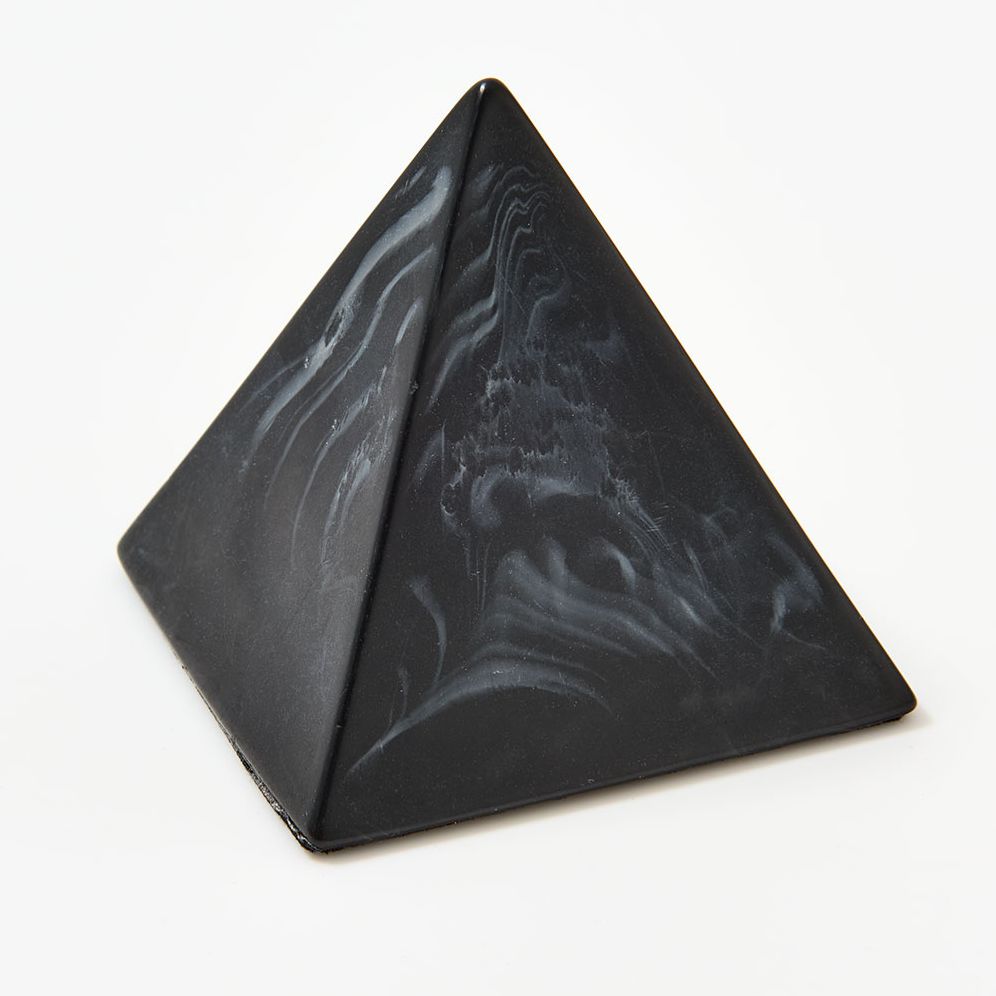 3" x 3" Pyramid Marble Paper Weight - Jeremiah Brent x PS