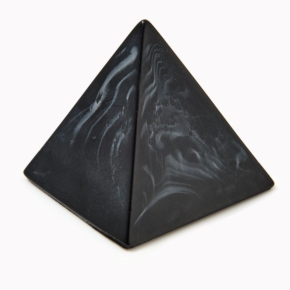 3" x 3" Pyramid Marble Paper Weight - Jeremiah Brent x PS