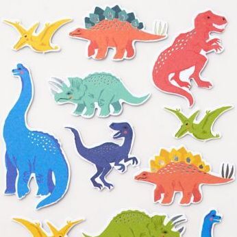 Dinosaur Colorful Stickers