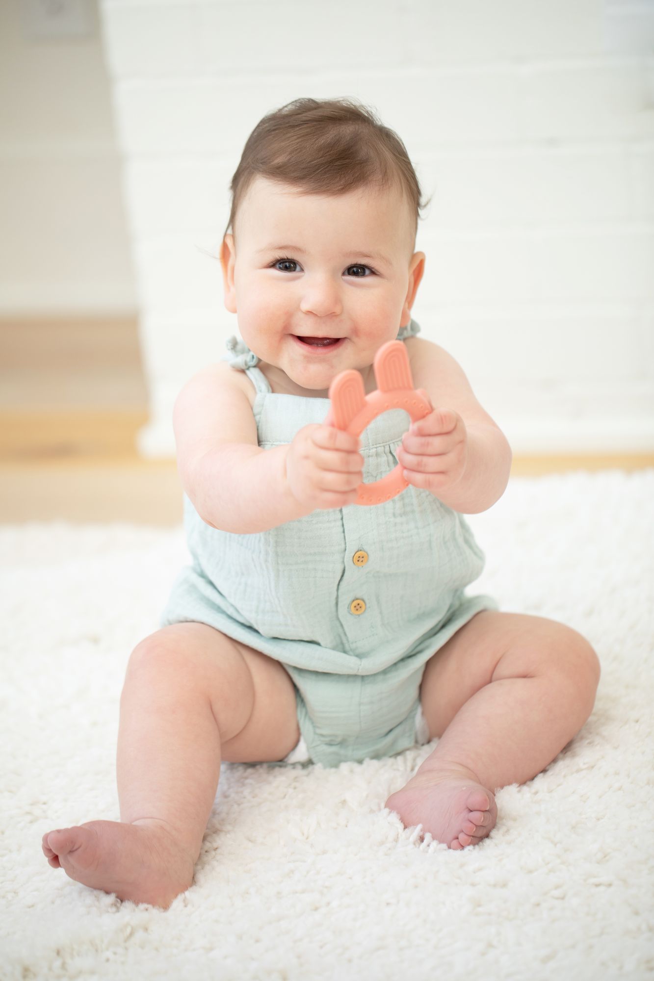 BUNNY RATTLE TEETHER