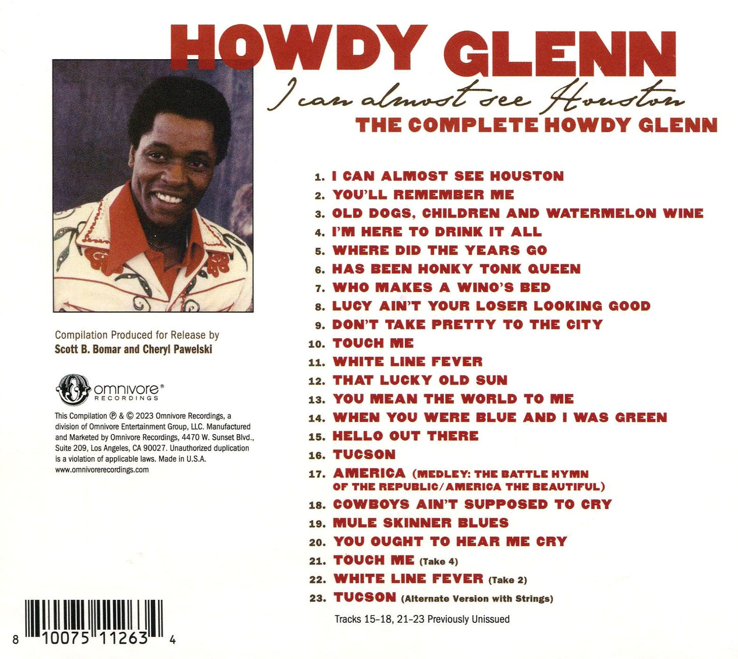 I Can Almost See Houston: The Complete Howdy Glenn