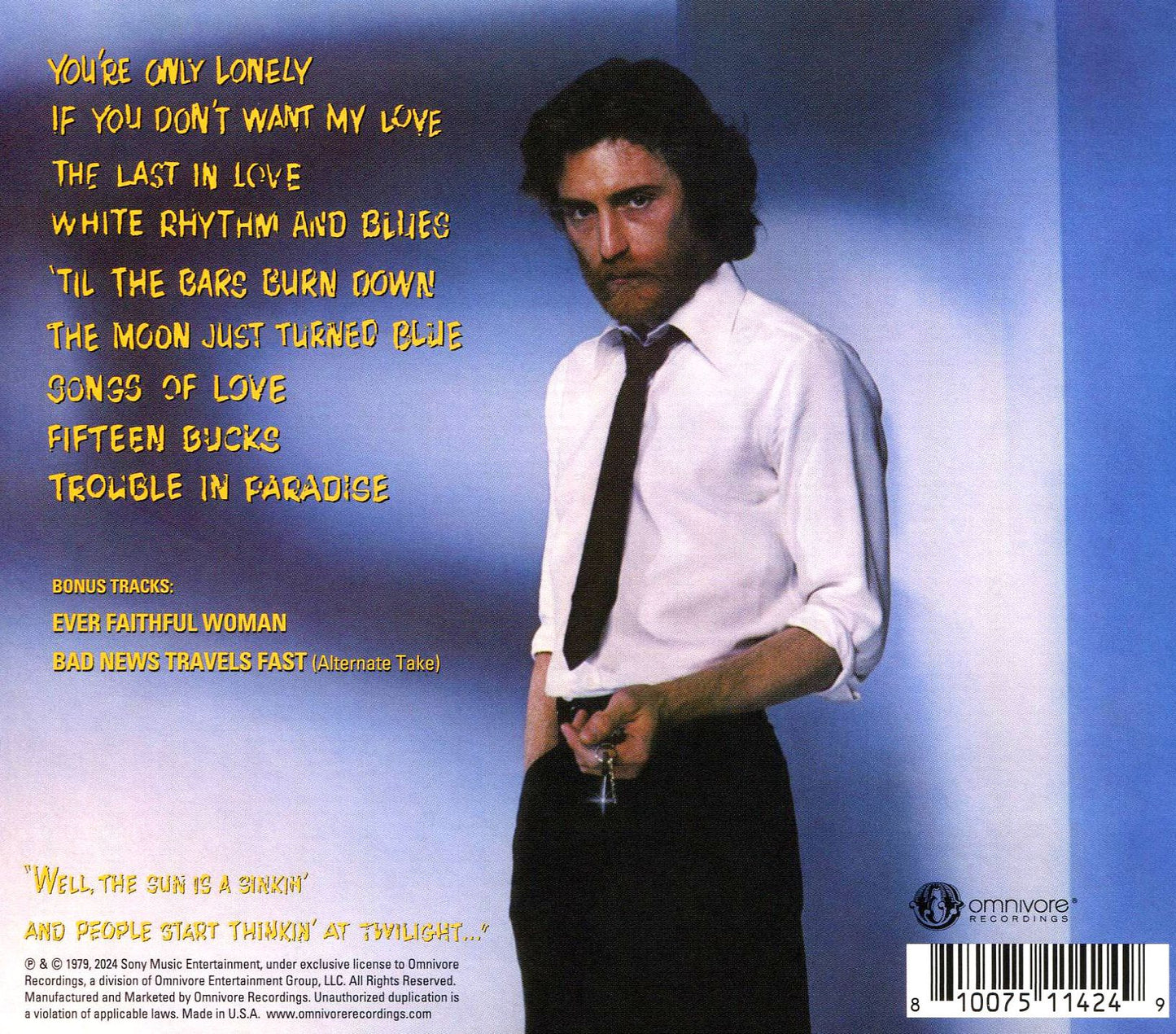 You're Only Lonely (J.D. Souther)