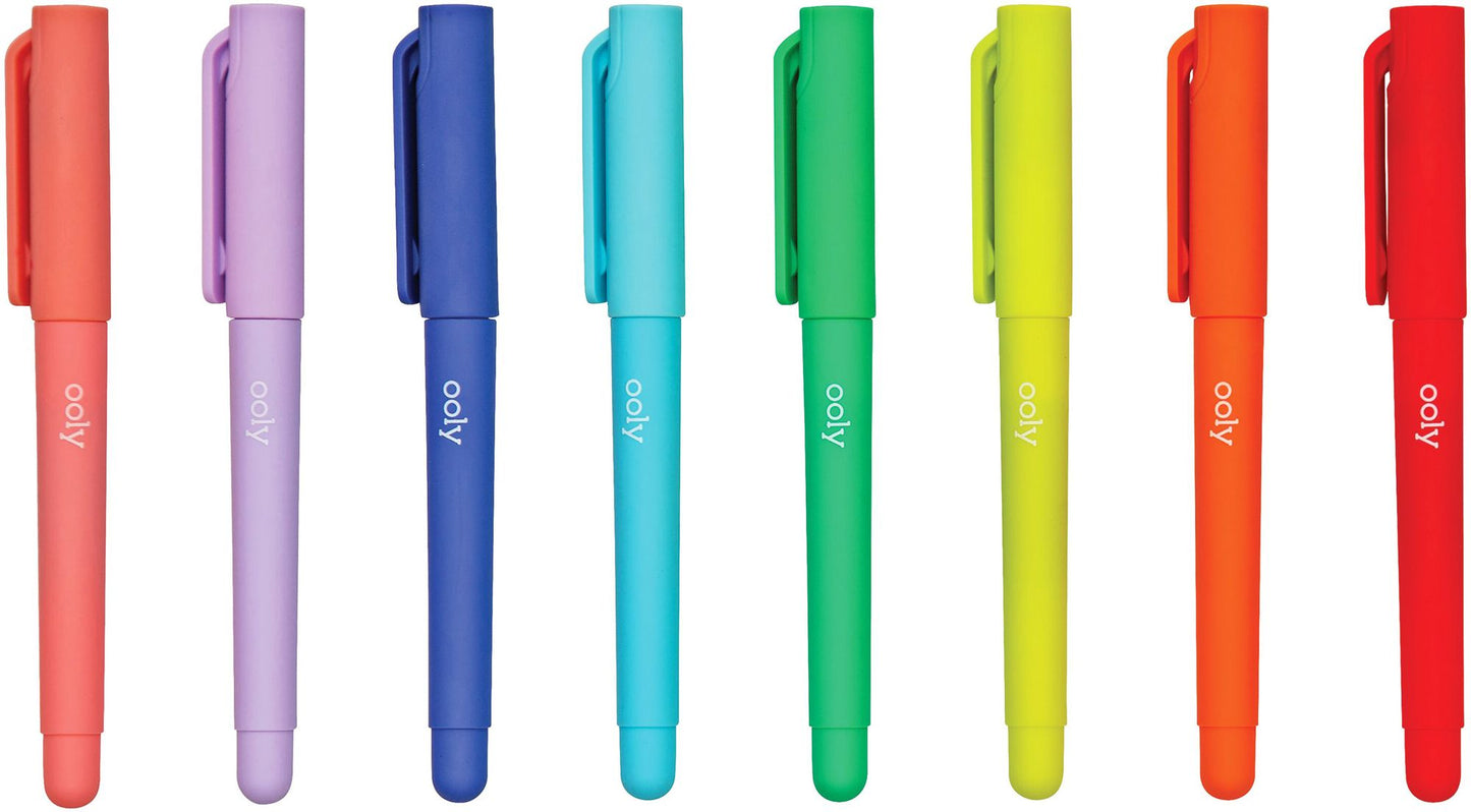 Color Write Fountain Pens - Set of 8