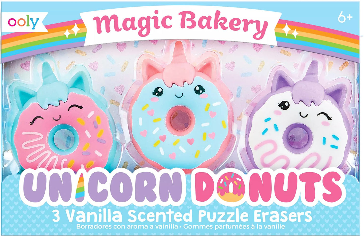 Magic Bakery Unicorn Donuts Erasers