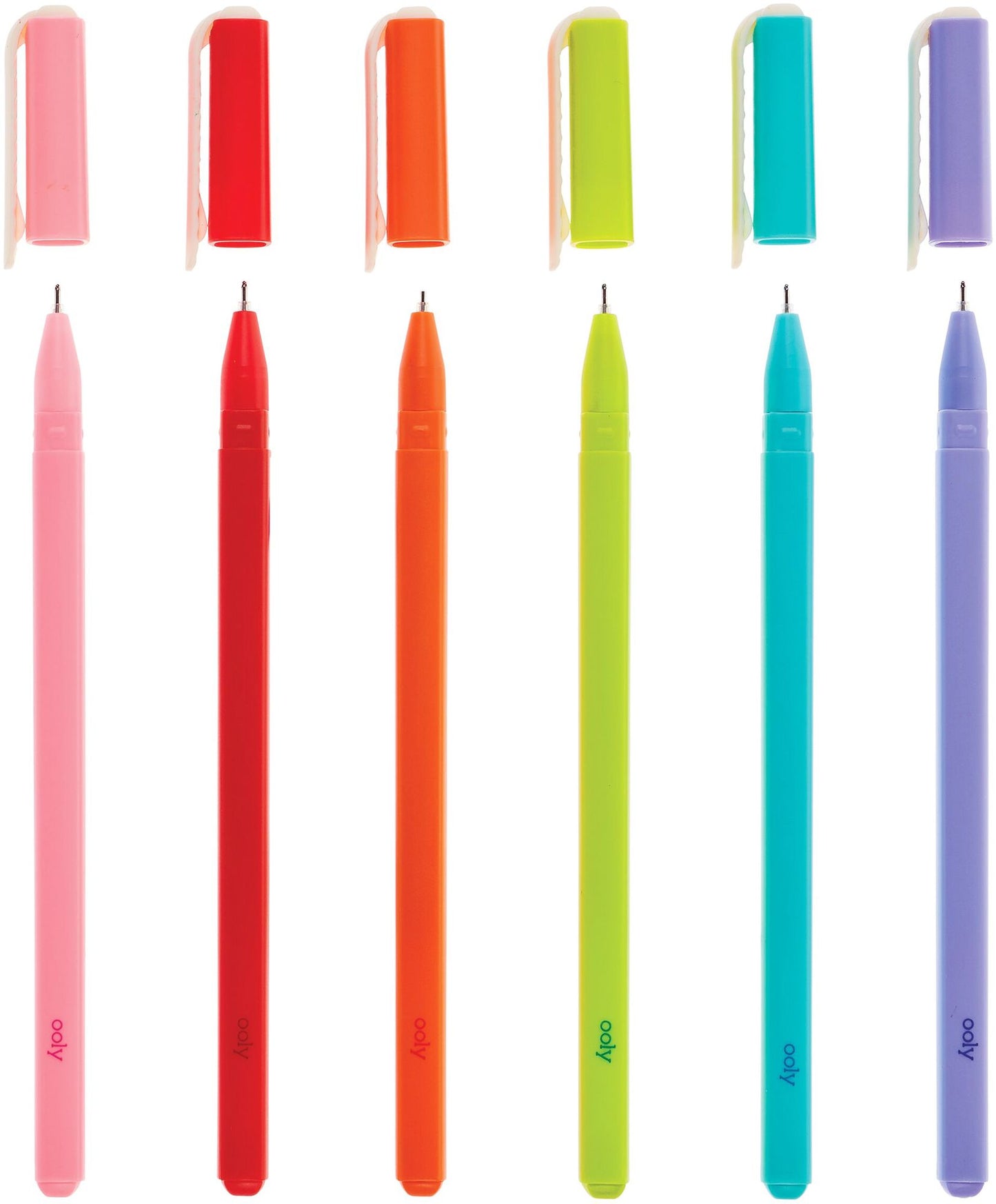 Fine Line Colored Gel Pen - Set of 6
