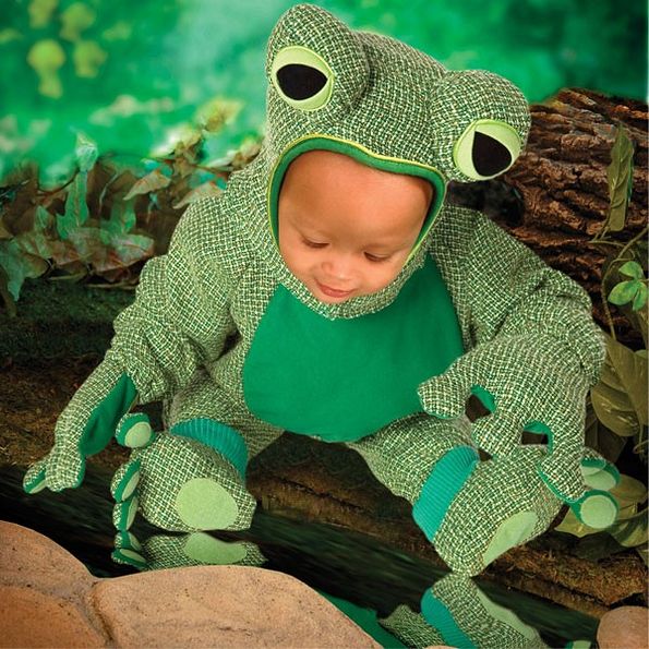 Costumes 185625 Striped Frog Toddler Costume
