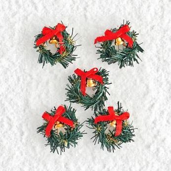 Tinsel Wreath Stickers