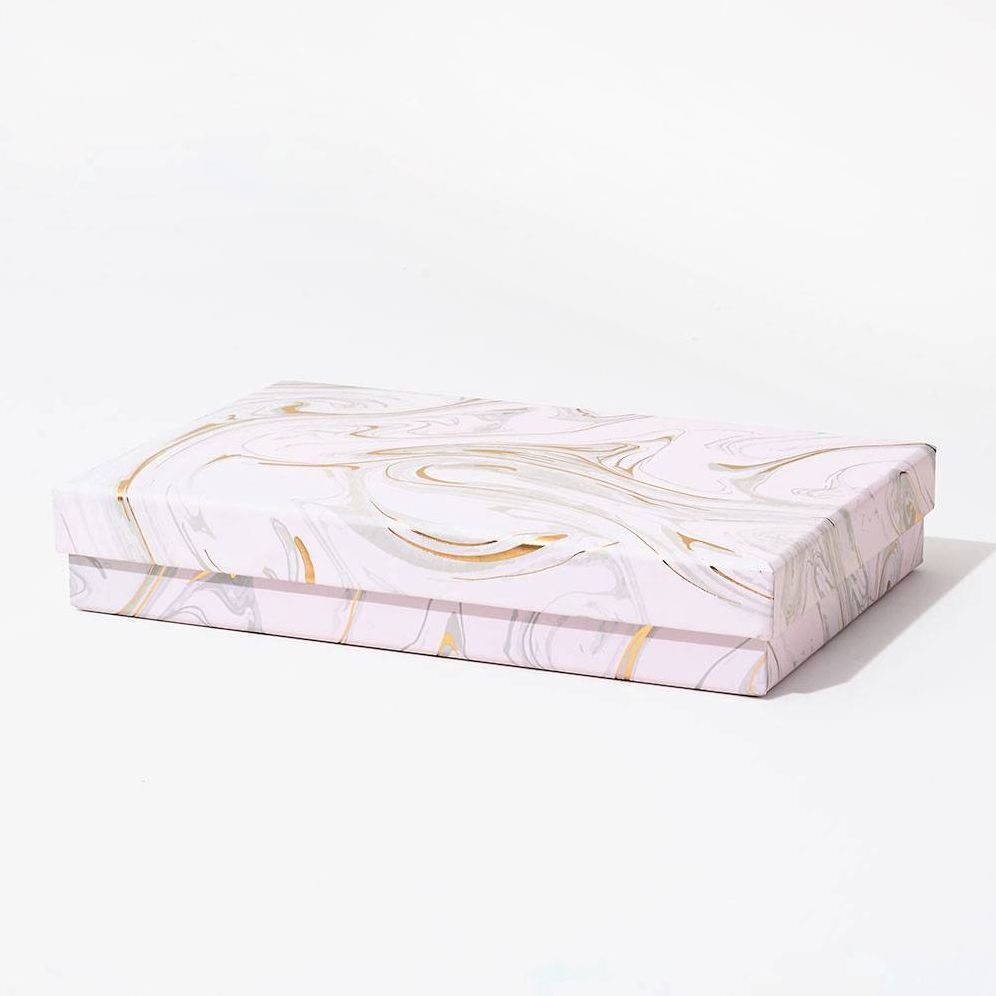 Blush Marble Small Shirt Box