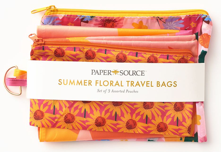 Summer Floral Travel Bags