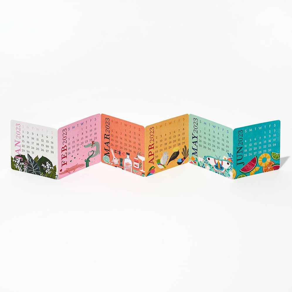 2023 Mini Accordion Desk Calendar
