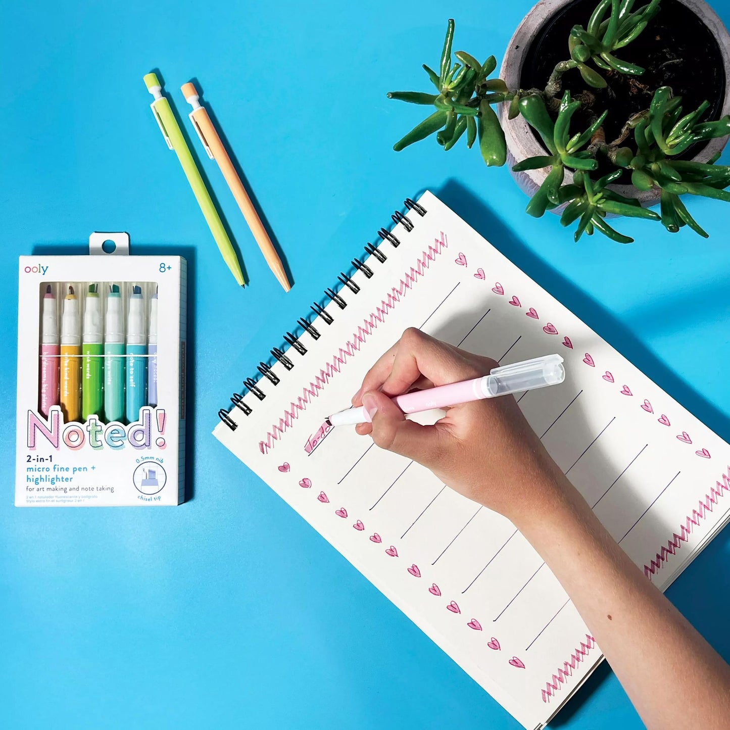 Noted! 2-in-1 Micro Fine Tip Pens & Highlighters
