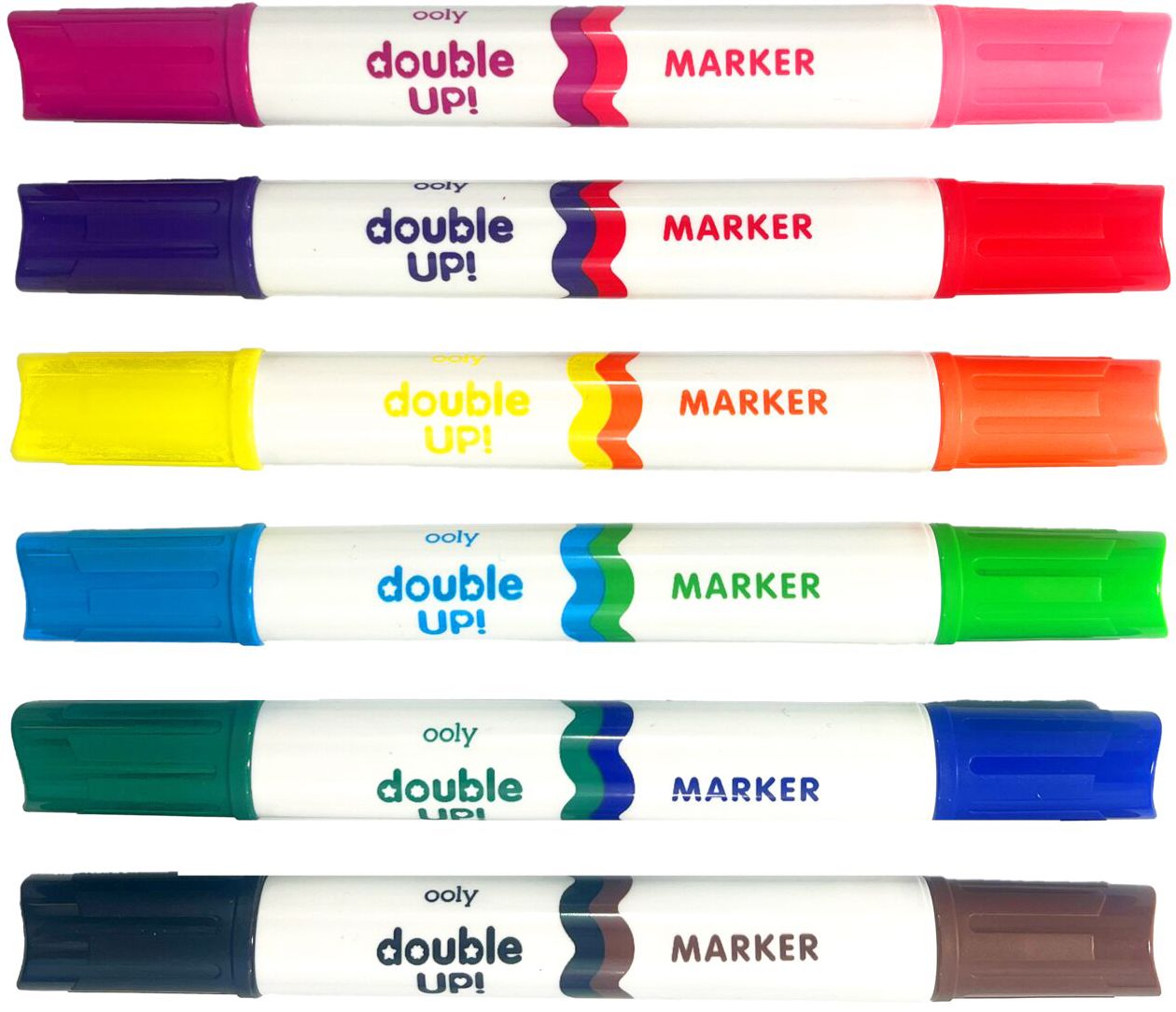 Double Up! Double-Ended Markers (Set of 6 / 12 Colors)