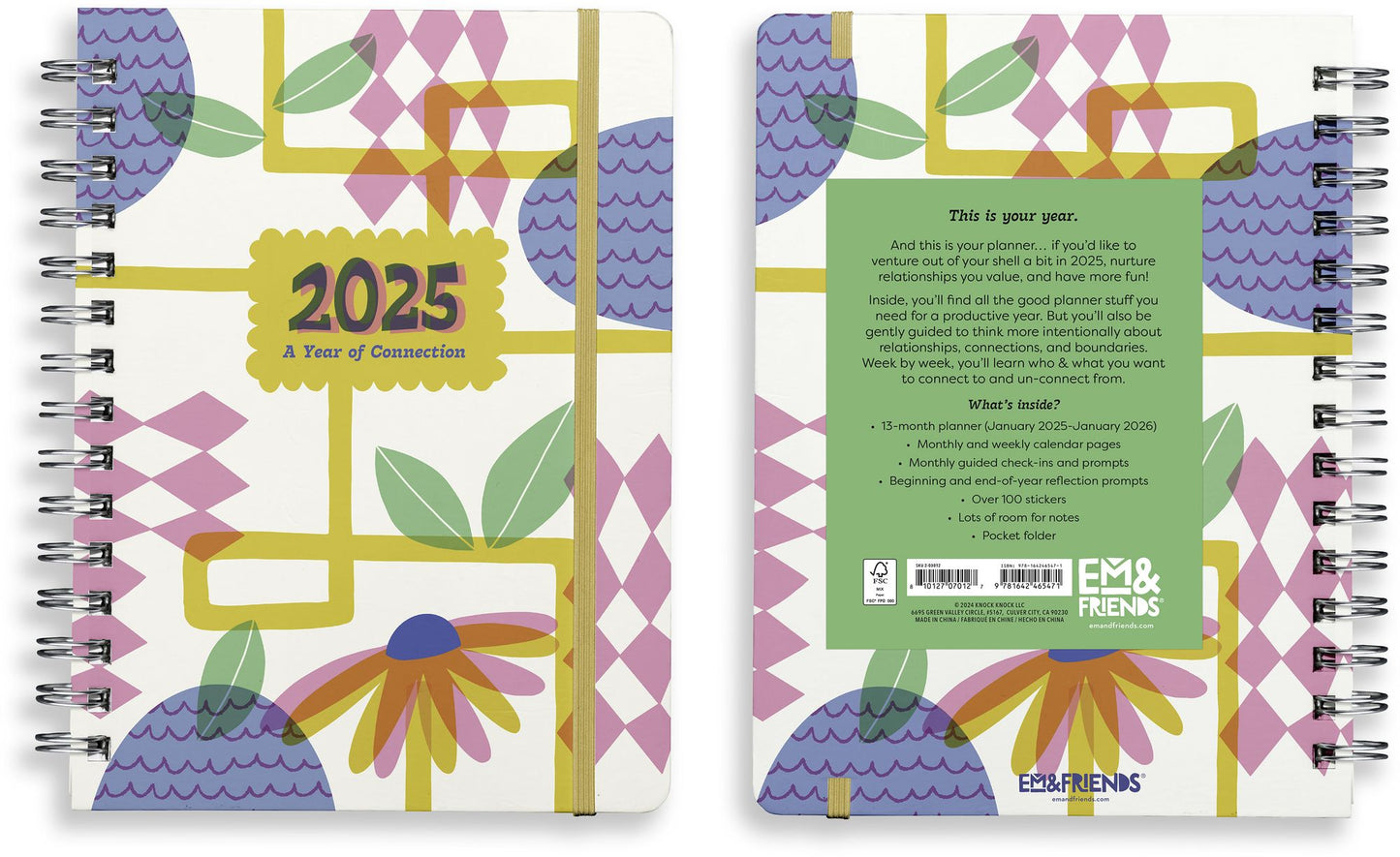 2025 13-month Dated Planner: A Year of Connection