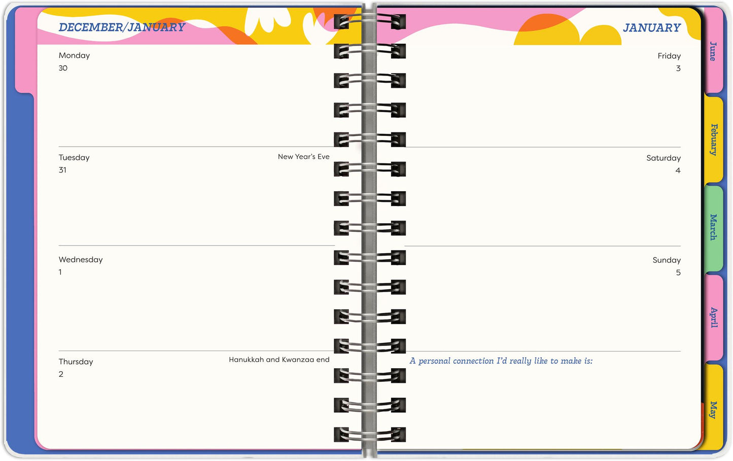 2025 13-month Dated Planner: A Year of Connection