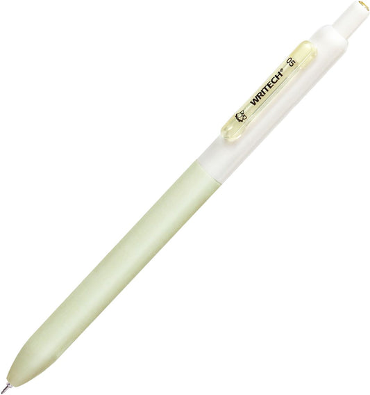 Cute Gel Pen Grass Green Black Ink 0.5mm Needle Tip