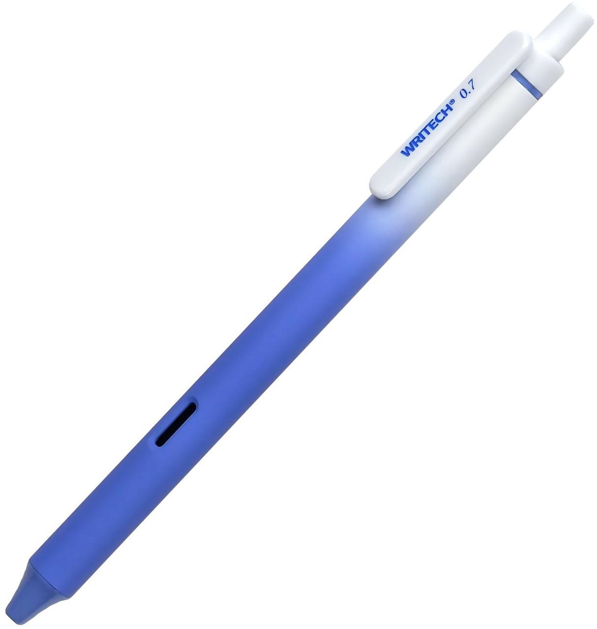 Ombre Blue Gradient Barrel Blue Ink 0.7mm bullet tip