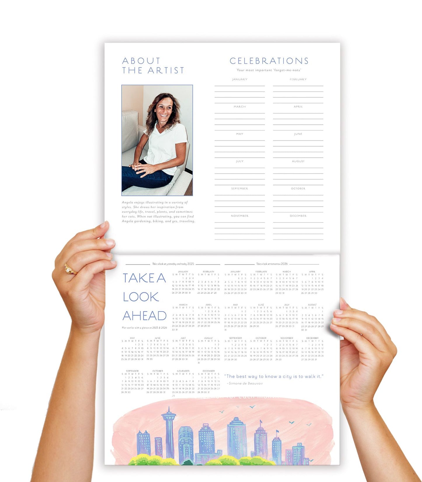 2025 Seedlings US Cities Wall Calendar