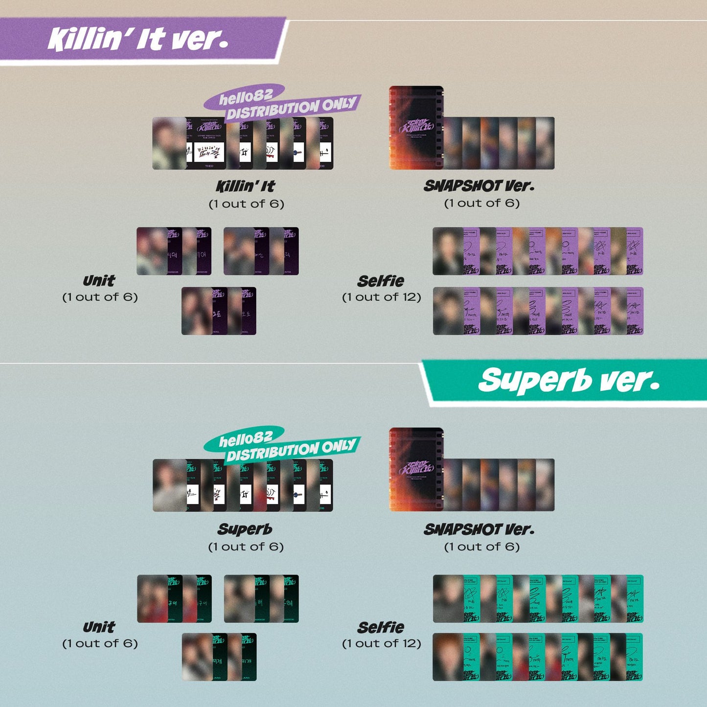 1ST ALBUM: Killin' It [Superb Ver.]