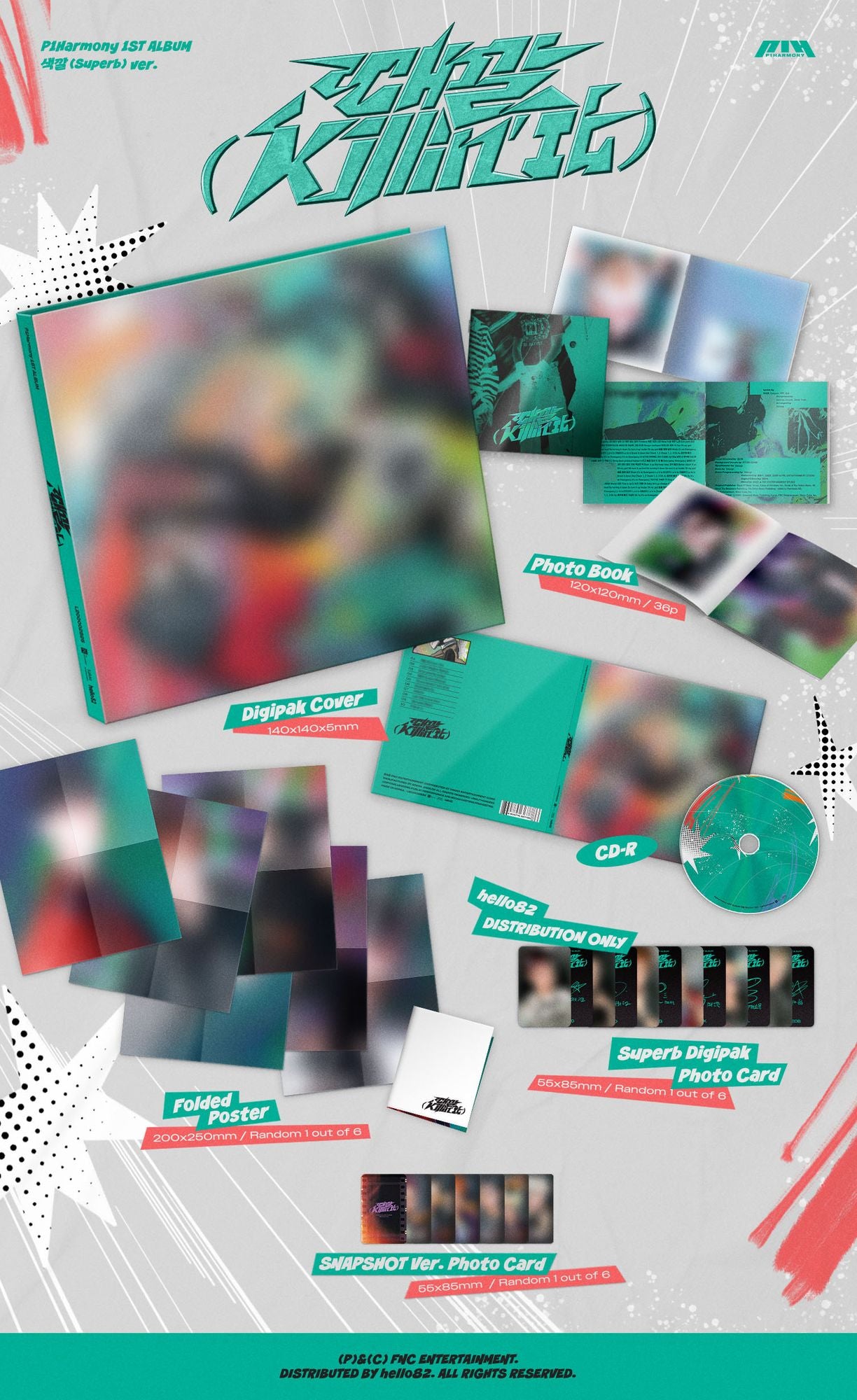 1ST ALBUM: Killin' It [Superb Ver.] [Digipak]