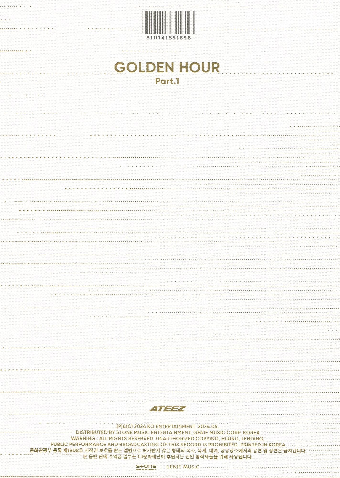 Golden Hour : Part.1 (DIARY VER.) (Ateez)