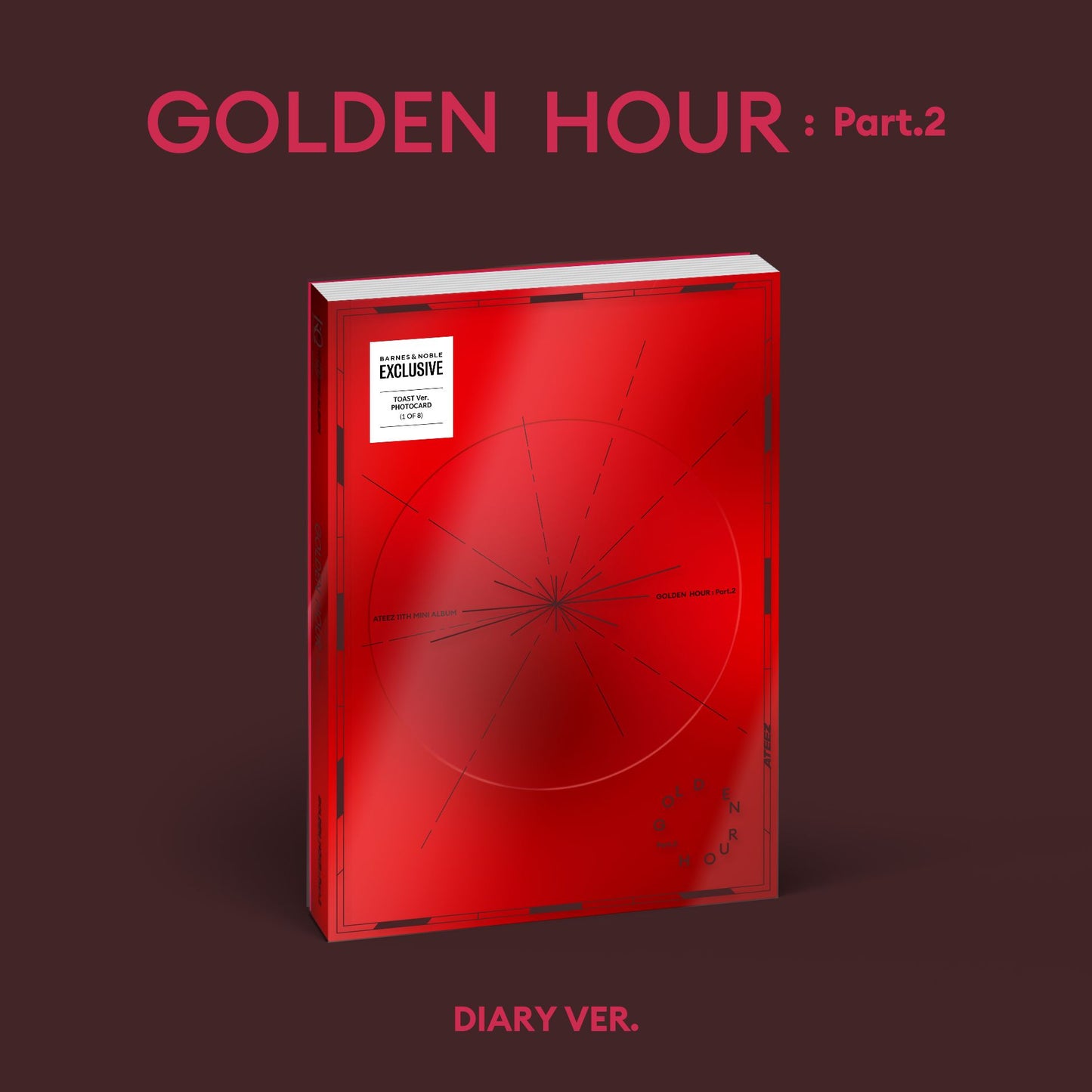 Golden Hour : Part. 2 (BN) - DIARY VER. (Ateez)