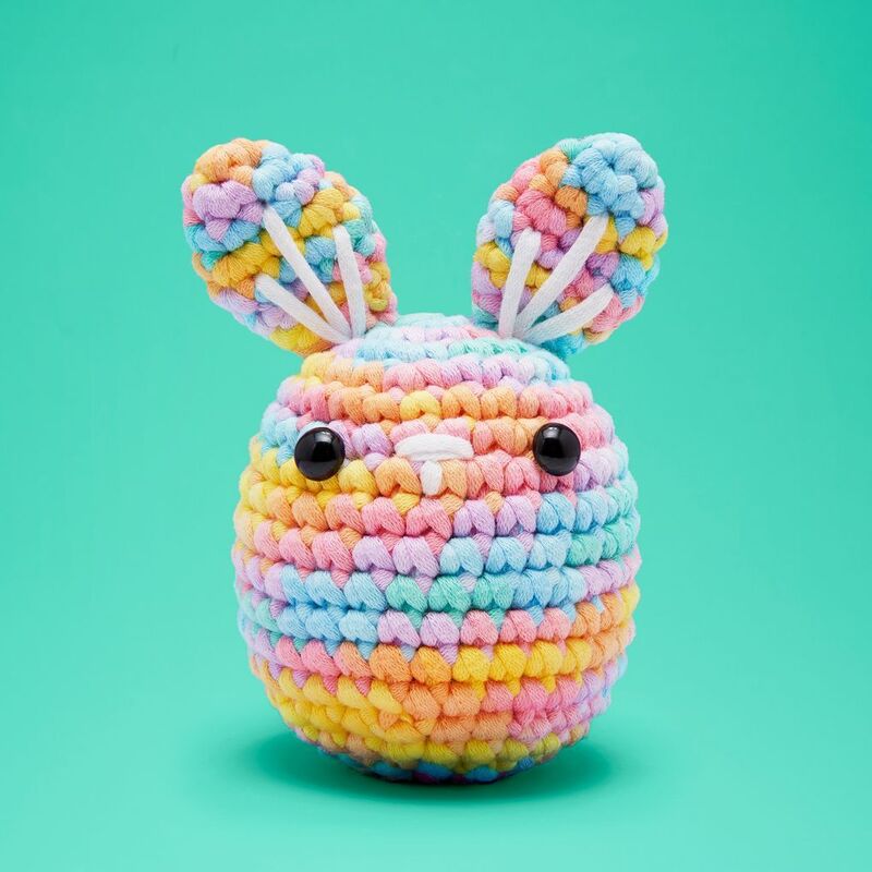 Pastel Jojo the Bunny, The Woobles Beginner Crochet Kit - B&N Exclusive