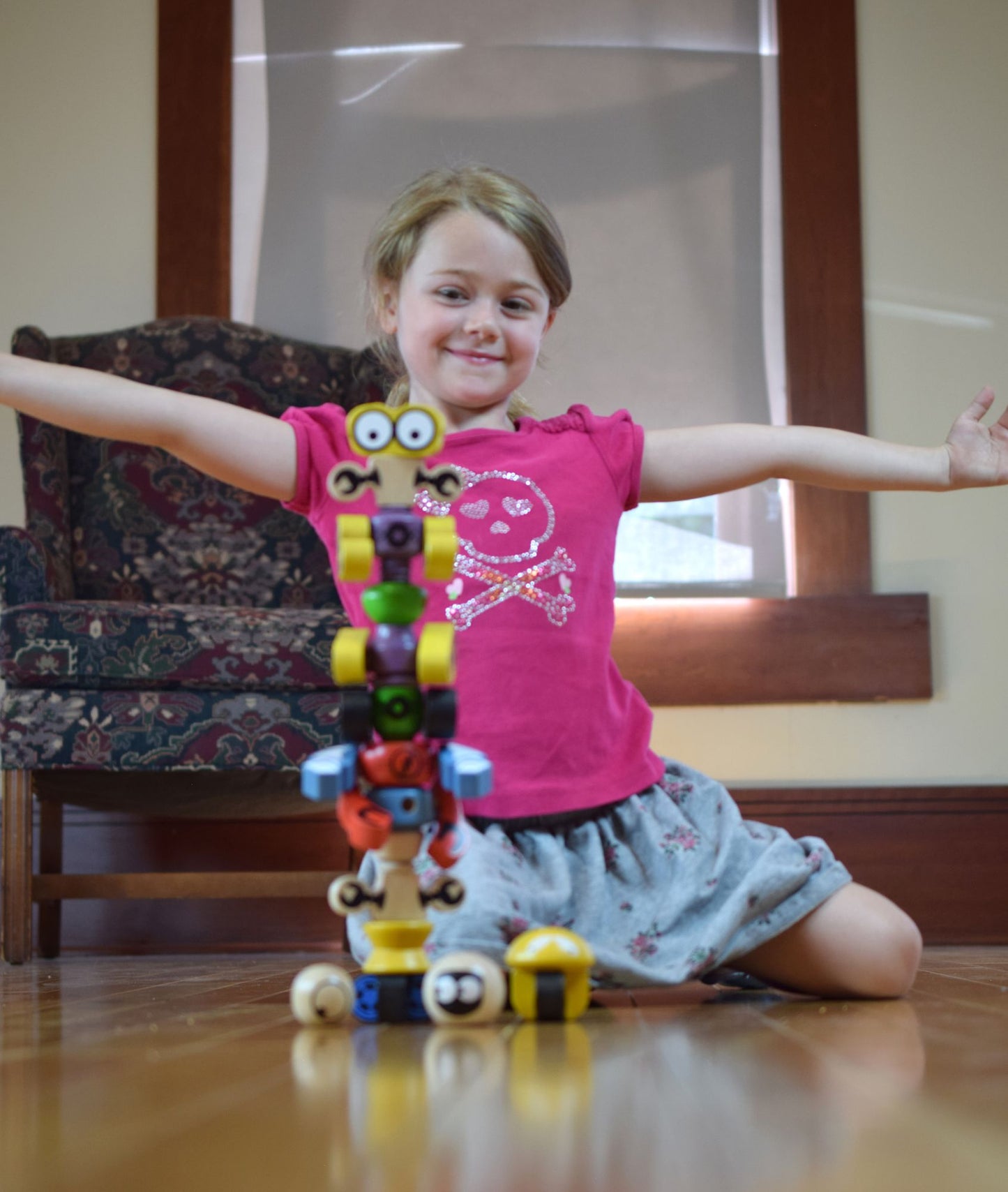 BeginAgain Toys Tinker Totter Robots Set