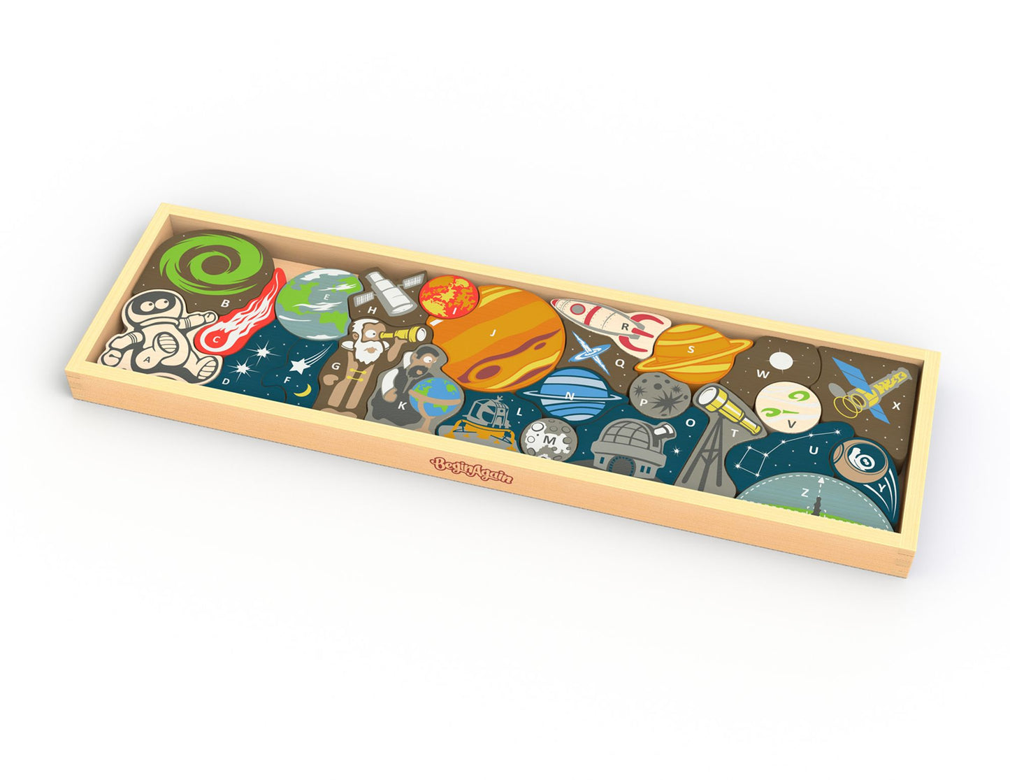 Space A-Z puzzle