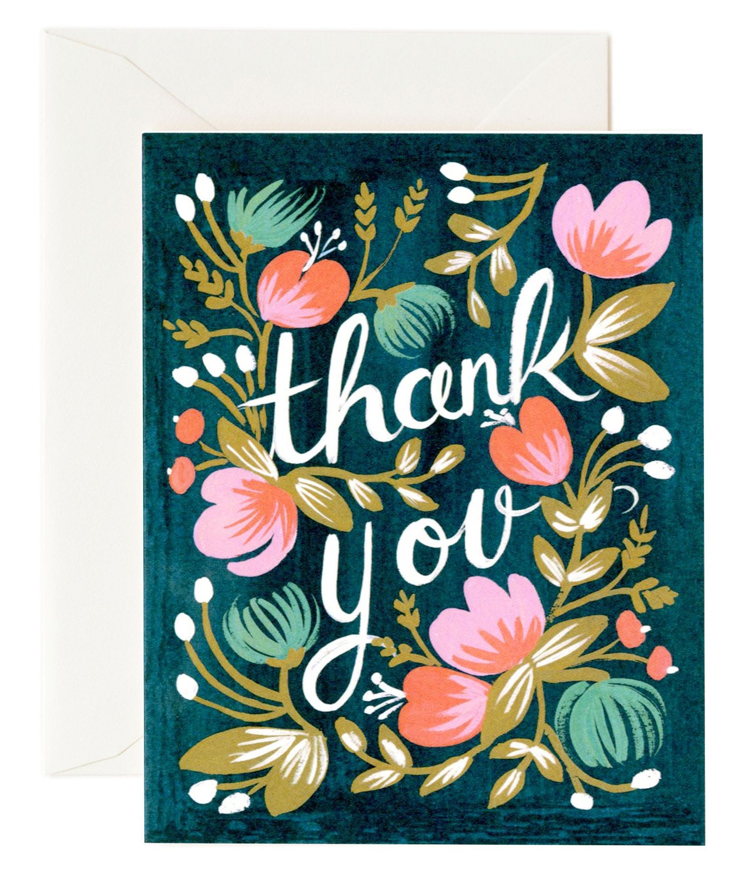 Midnight Garden Thank You Note Card Set of 8