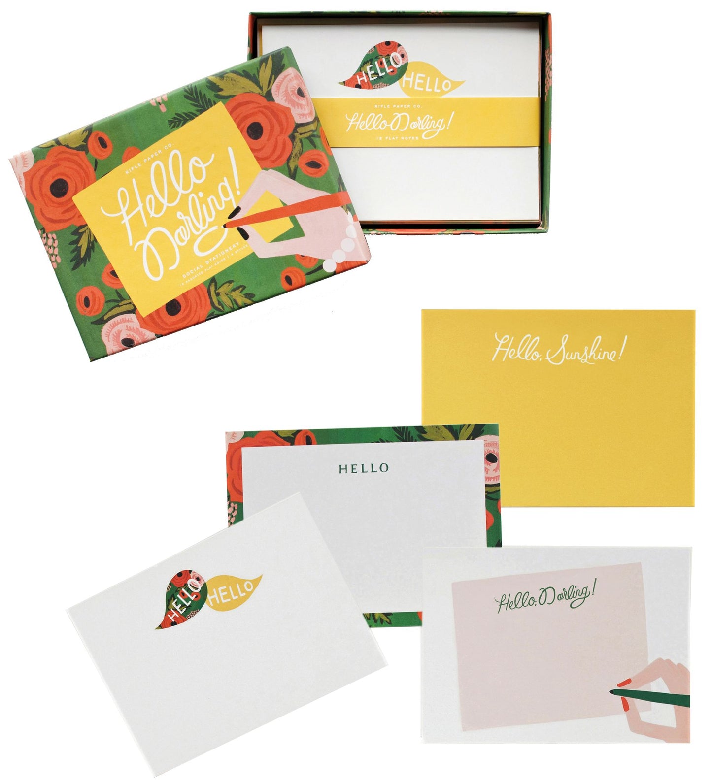 Hello Darling Social Stationery Set