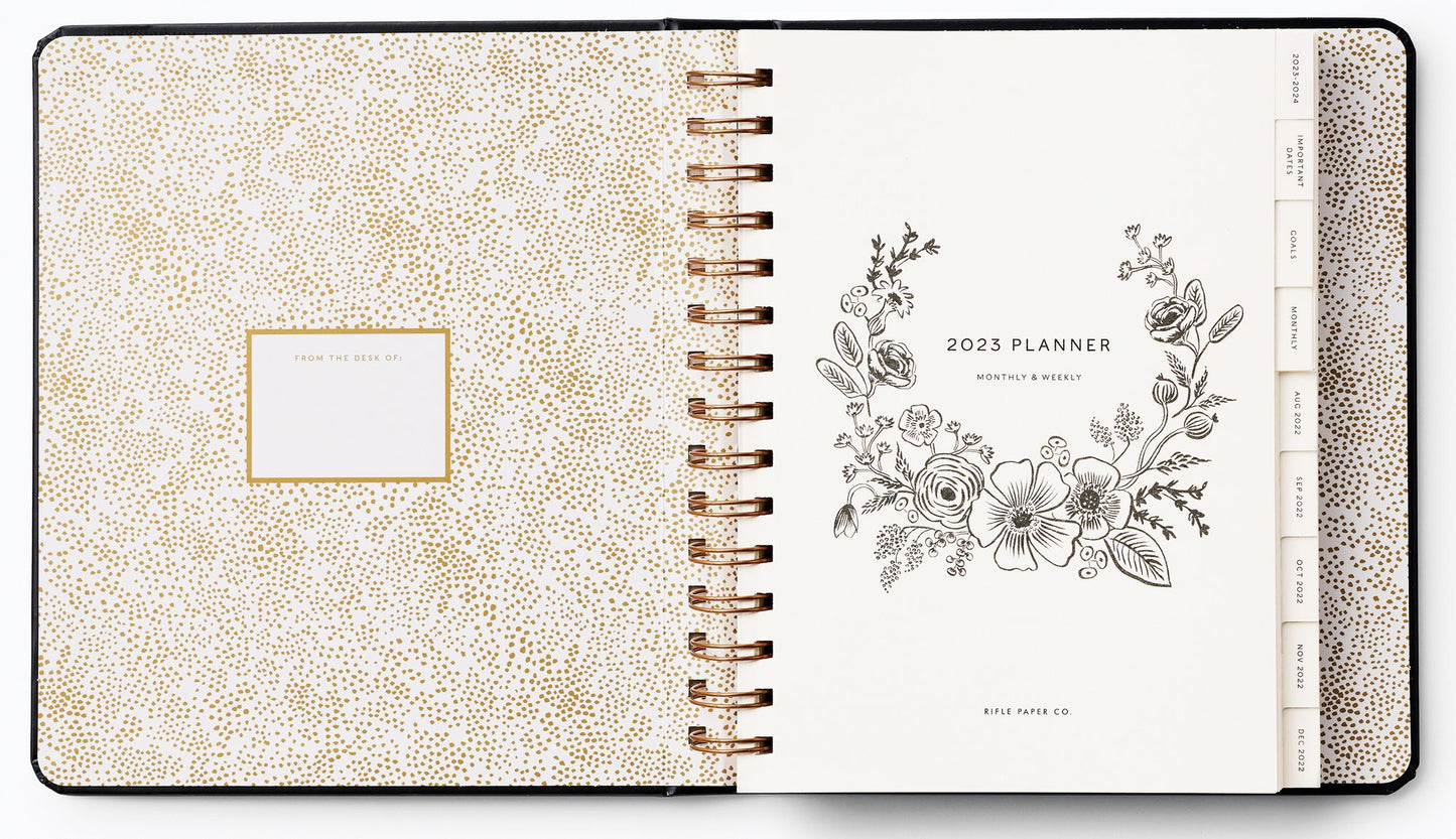 2023 Rifle Paper Co. Botanical Weekly Planner