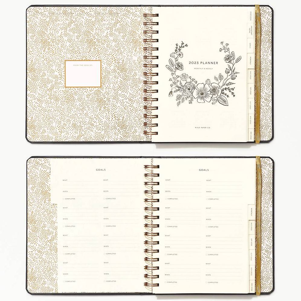 2023 Rifle Paper Co. Botanical Weekly Planner