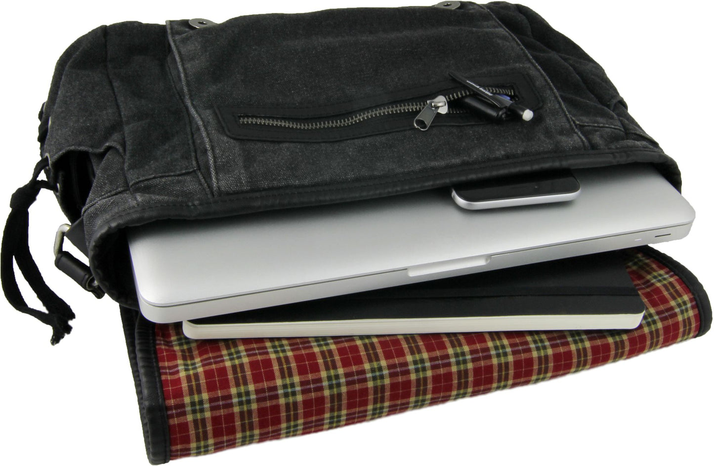 Daryl Wings Mini Messenger - Black