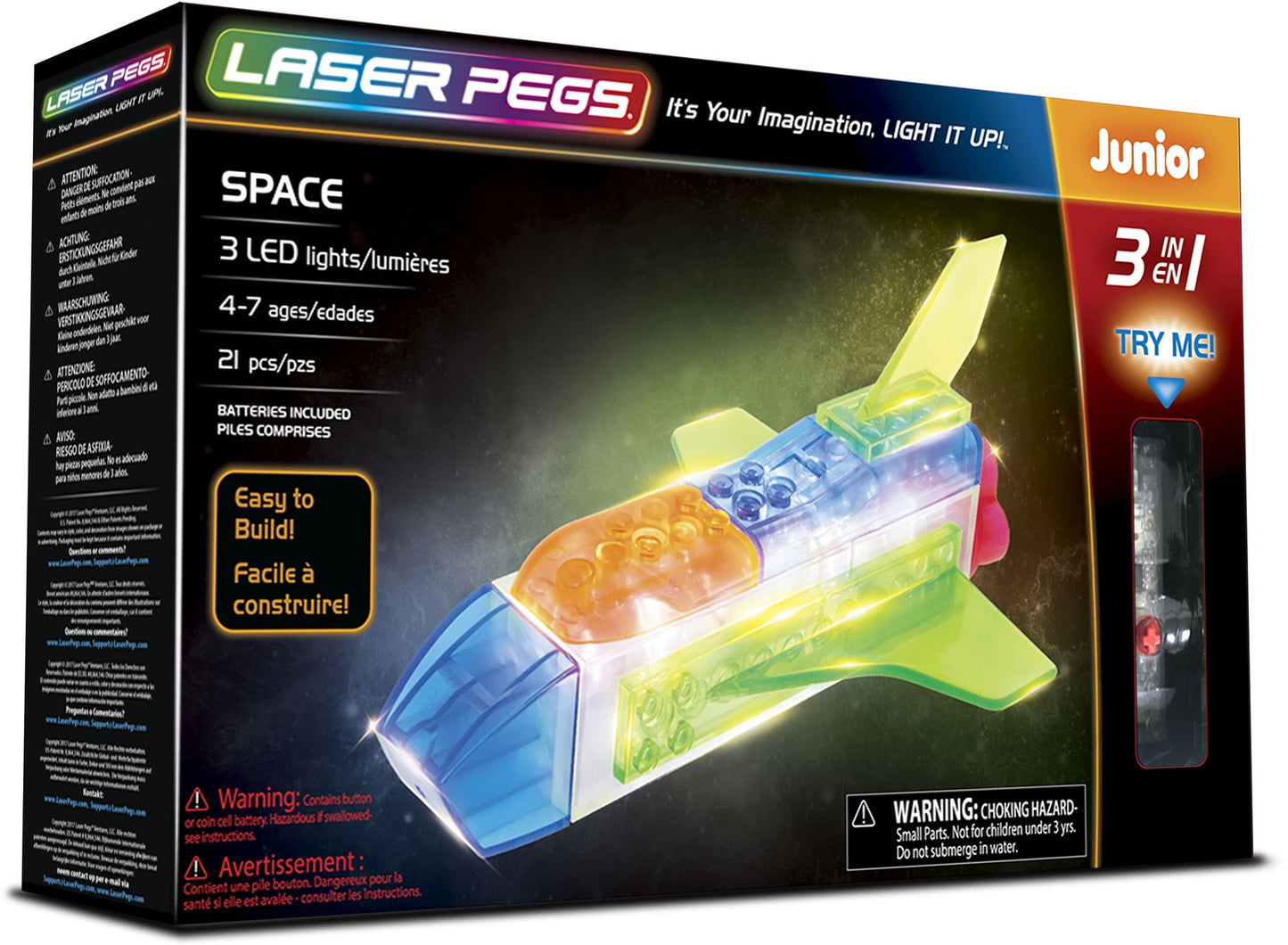 Laser pegs 3 in 1 Space