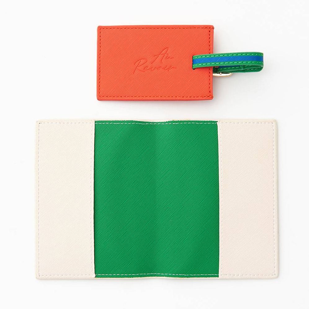 Bright Passport Cover & Luggage Tag Set