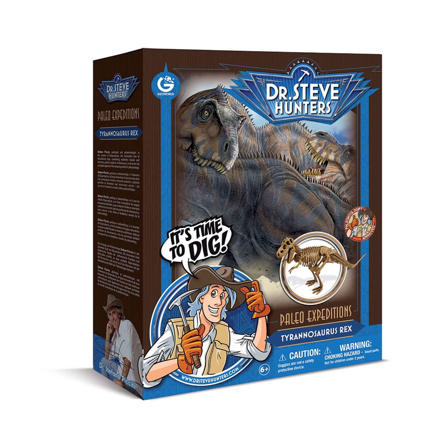 Geoworld Dr. Steve Hunters Paleo Expeditions Dino Excavation Kit - T. Rex