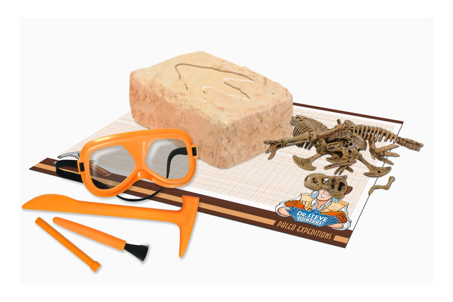 Geoworld Dr. Steve Hunters Paleo Expeditions Dino Excavation Kit - T. Rex