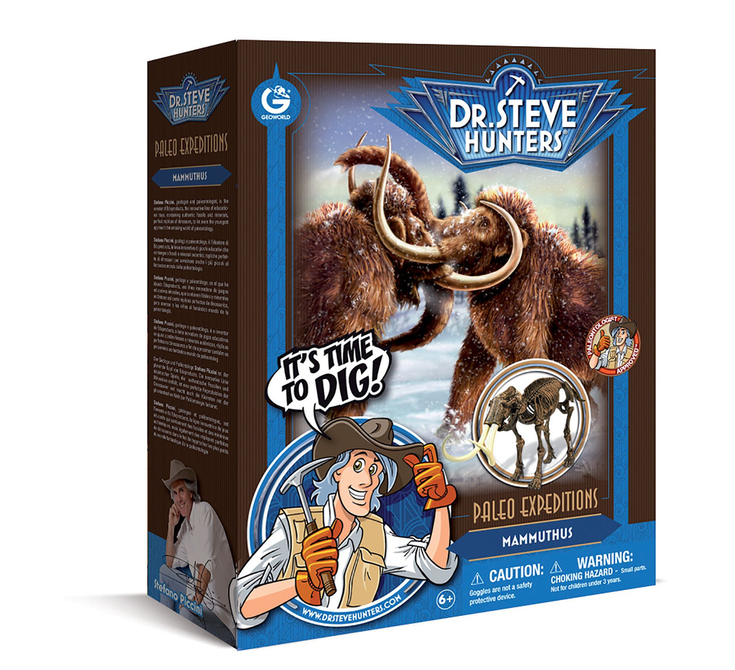 Geoworld Dr. Steve Hunters Paleo Expeditions Dino Excavation Kit - Mammuthus