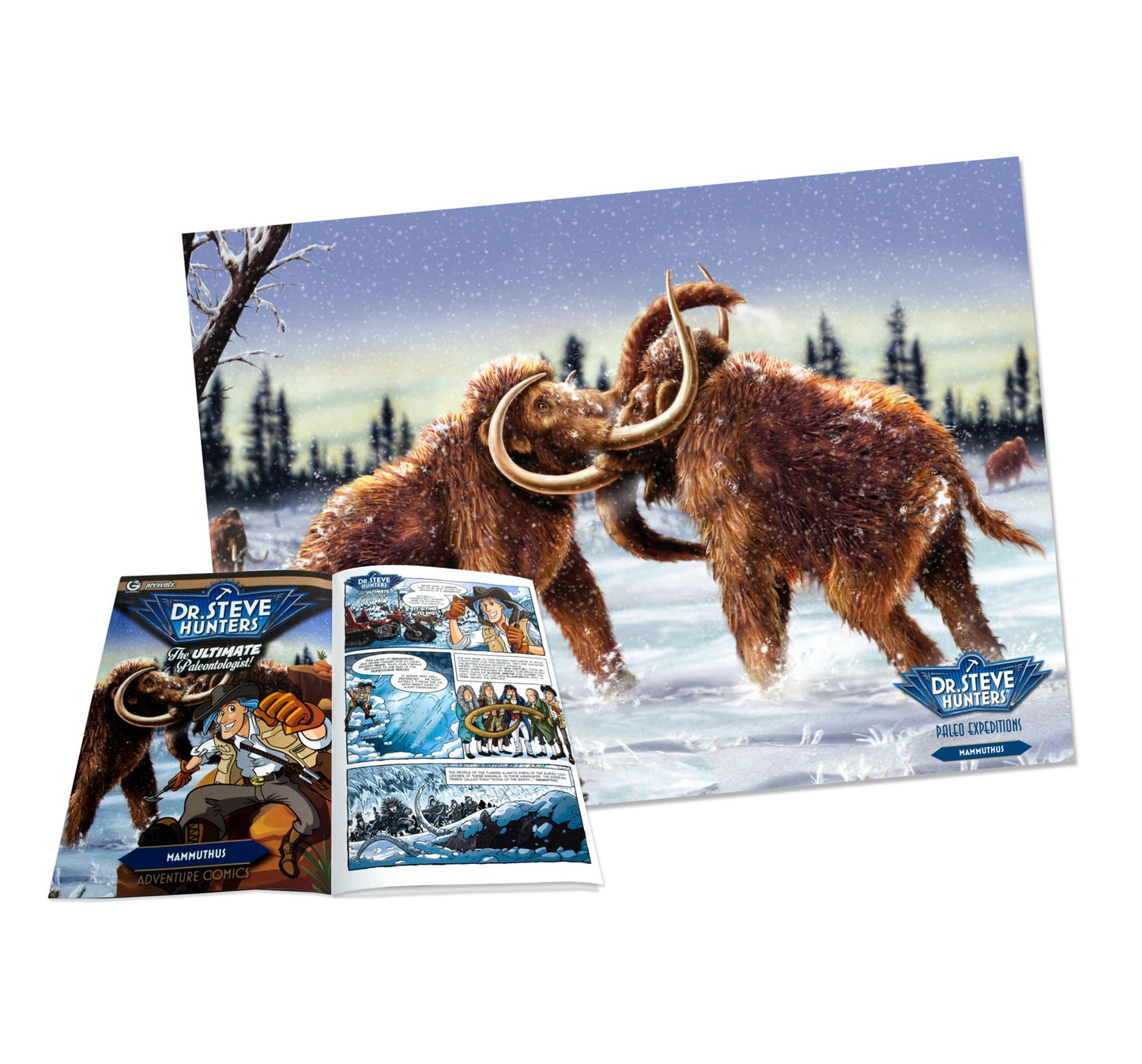 Geoworld Dr. Steve Hunters Paleo Expeditions Dino Excavation Kit - Mammuthus