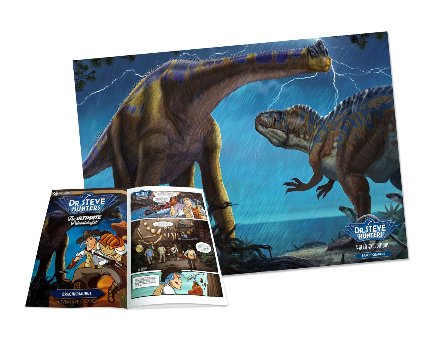 Geoworld Dr. Steve Hunters Paleo Expeditions Dino Excavation Kit - Brachiosaurus
