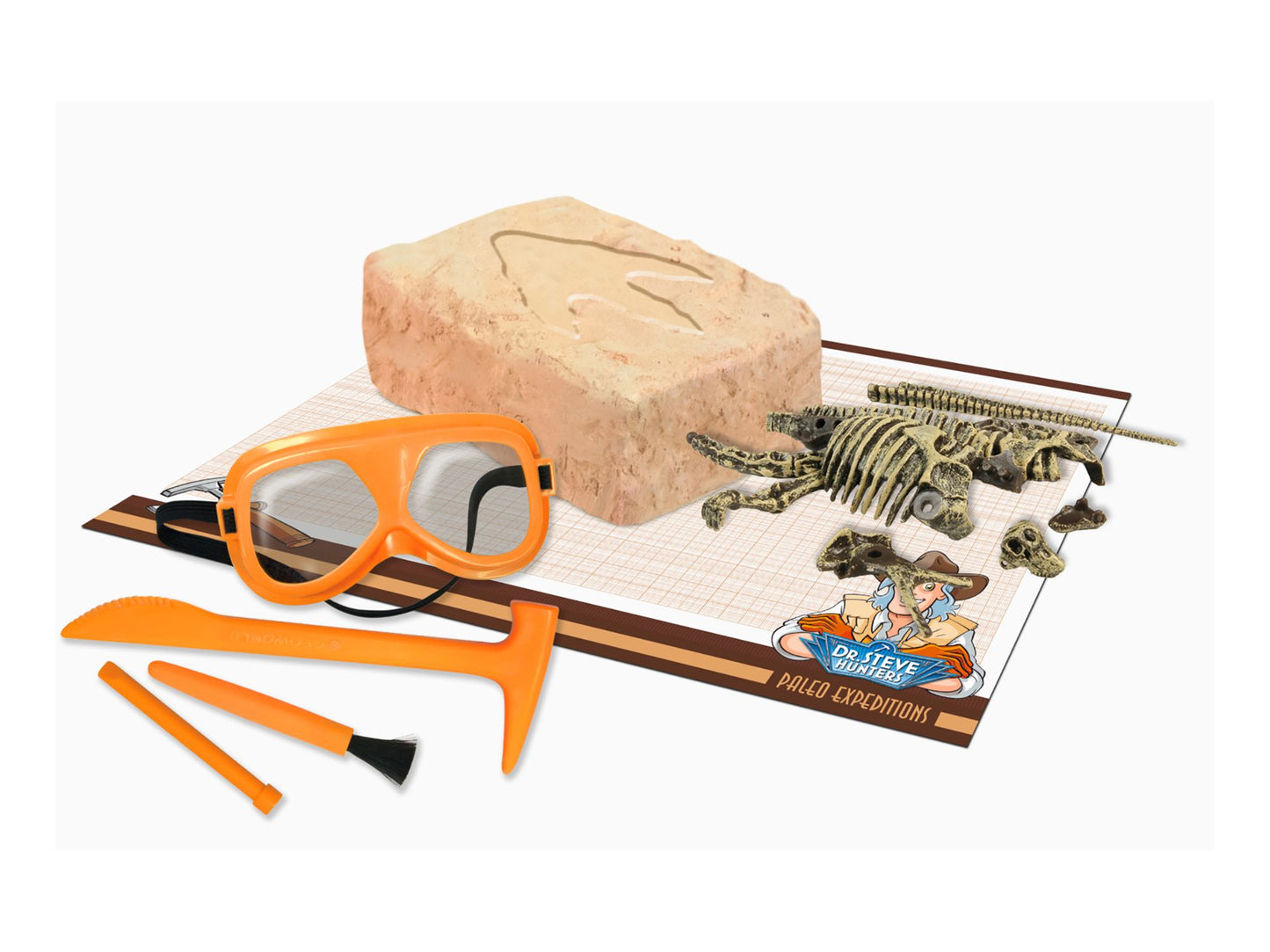 Geoworld Dr. Steve Hunters Paleo Expeditions Dino Excavation Kit - Brachiosaurus