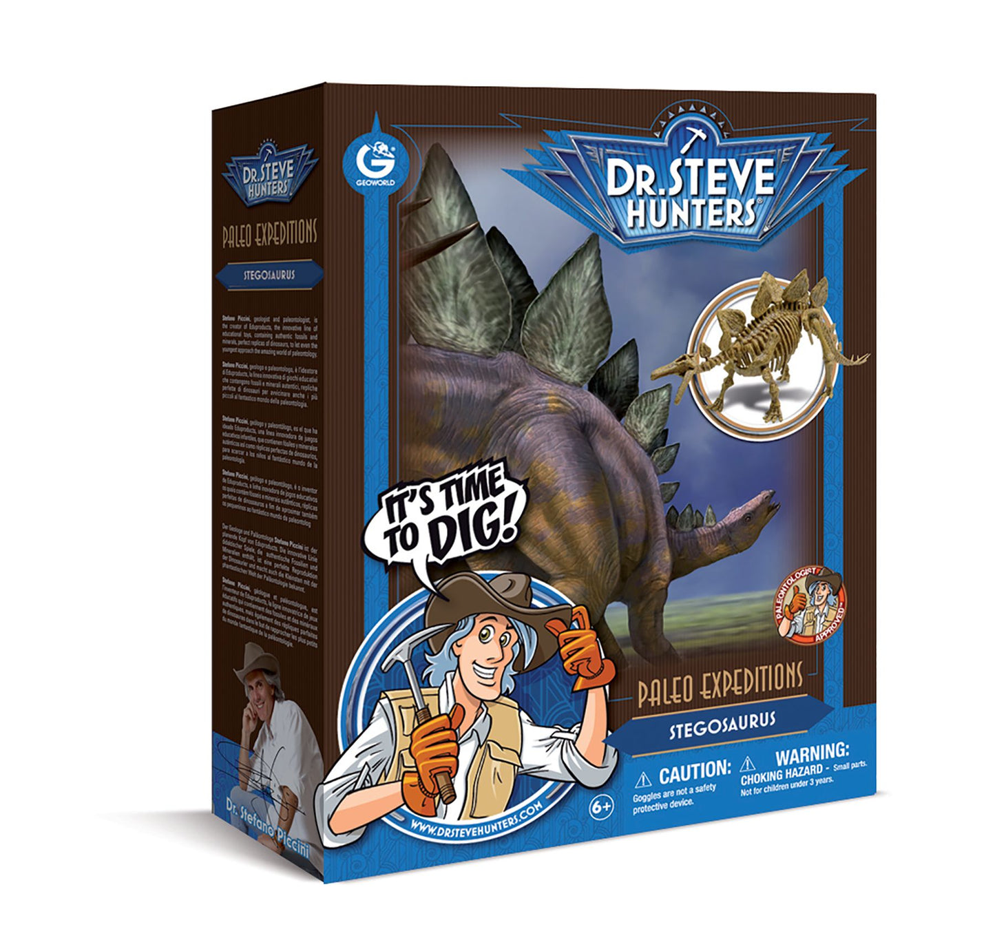Geoworld Dr. Steve Hunters Paleo Expeditions Dino Excavation Kit - Stegosaurus