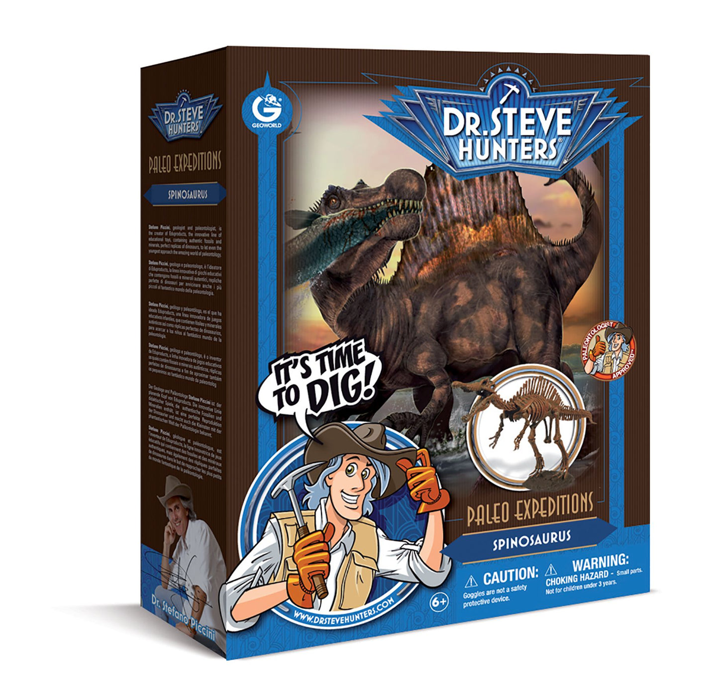 Geoworld Dr. Steve Hunters Paleo Expeditions Dino Excavation Kit - Spinosaurus